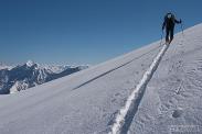Spuranlage zur Zuckerhütl Nordwand